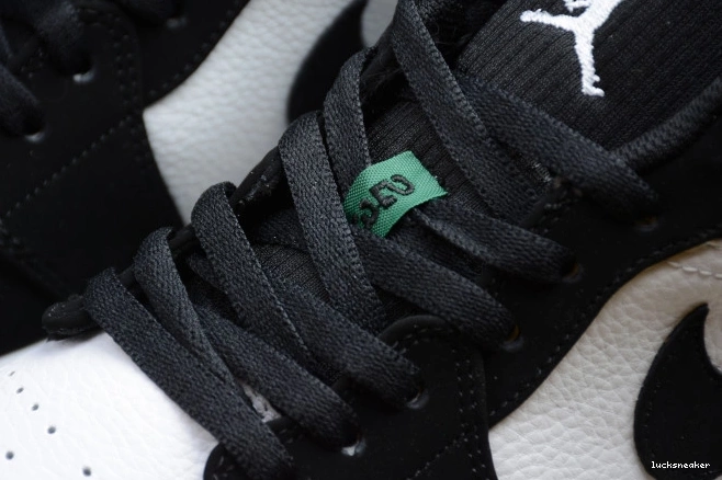 Reps LUCY Air Jordan 1 White Mystic Green 553558-113 Black Low 0807
